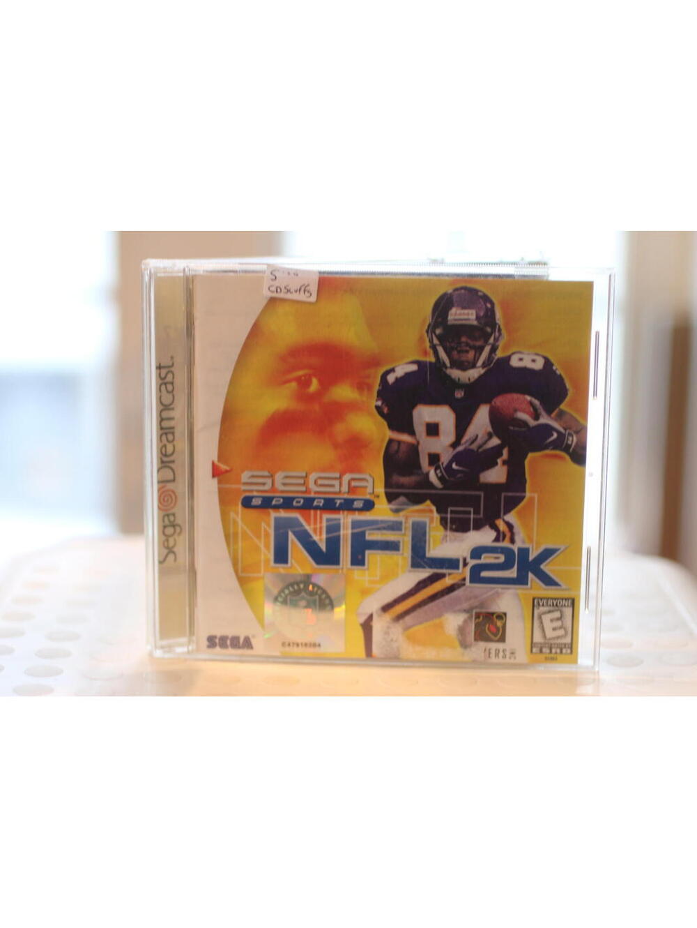 Sega Sports NFL 2K Dreamcast Video Game mANY scuffs on the cd